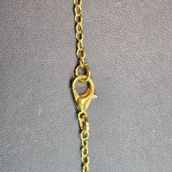 Golden "Faith" Cross Pendant‎ Necklace (NWOT) - Picture 5 of 5